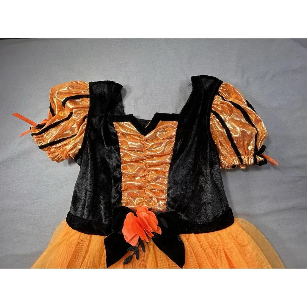 Witch Halloween Costume From Target Girls Medium 8-10 Dress and Hat‎ - Picture 2 of 8